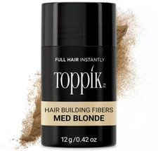 Toppik Hair Building Fibers 12g – | Fuller, Thicker Look Fast! MED BLONDE