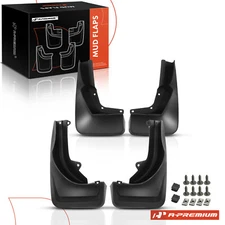 A-Premium 4x Front & Rear Splash Guard Mud Flaps w/ Running for Mercedes GLS450