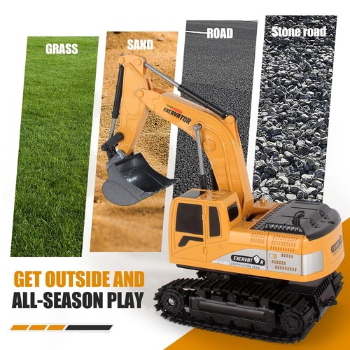 Remote Control Excavator Toys for Boys RC Excavator Toy for Boys 3 4 5 6 7 8 ... - Picture 7 of 9