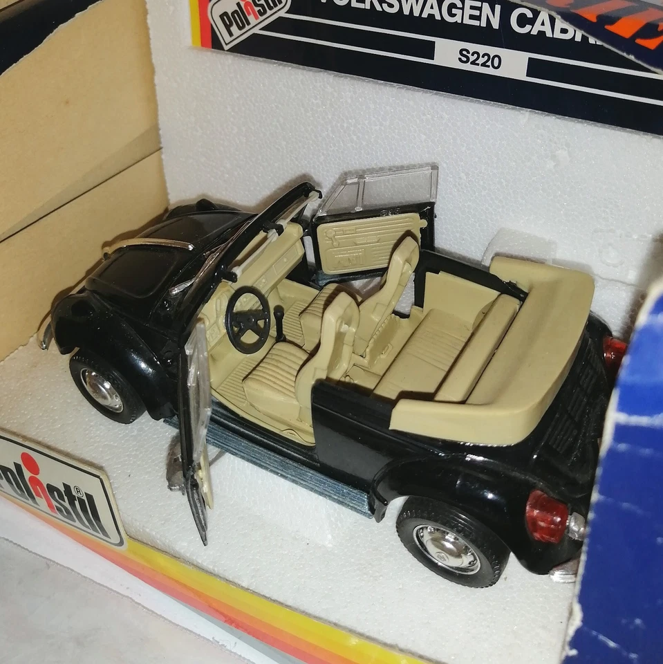 VOLKSWAGEN CABRIOLET S220 POLISTIL SERIE S SCALA 1/25 OBSOLETO - Immagine 4 di 4
