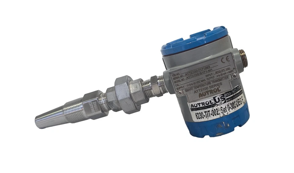 AUTROL SMART TEMPERATURE TRANSMITTER, ATT2100-S1F1-M1 , INPUT: RTD PT 100 - Image 3 of 4