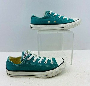 teal converse kids