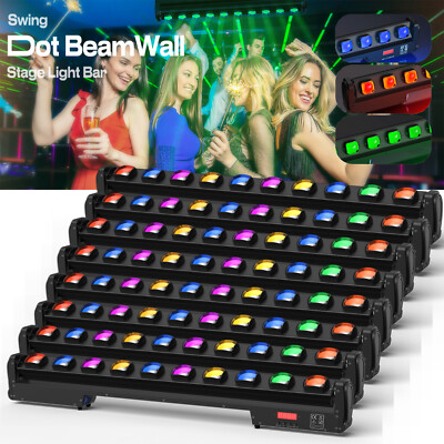U`King 250W 10 LED RGBW Strahl Wall Wash Moving Head Licht Bar DMX Bühnenlicht
