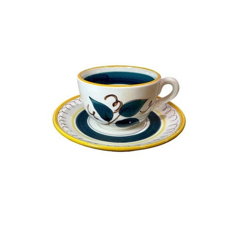 Stangl Fruit Pattern Coffee/Tea Cup And Saucer Farmhouse Cottagecore
