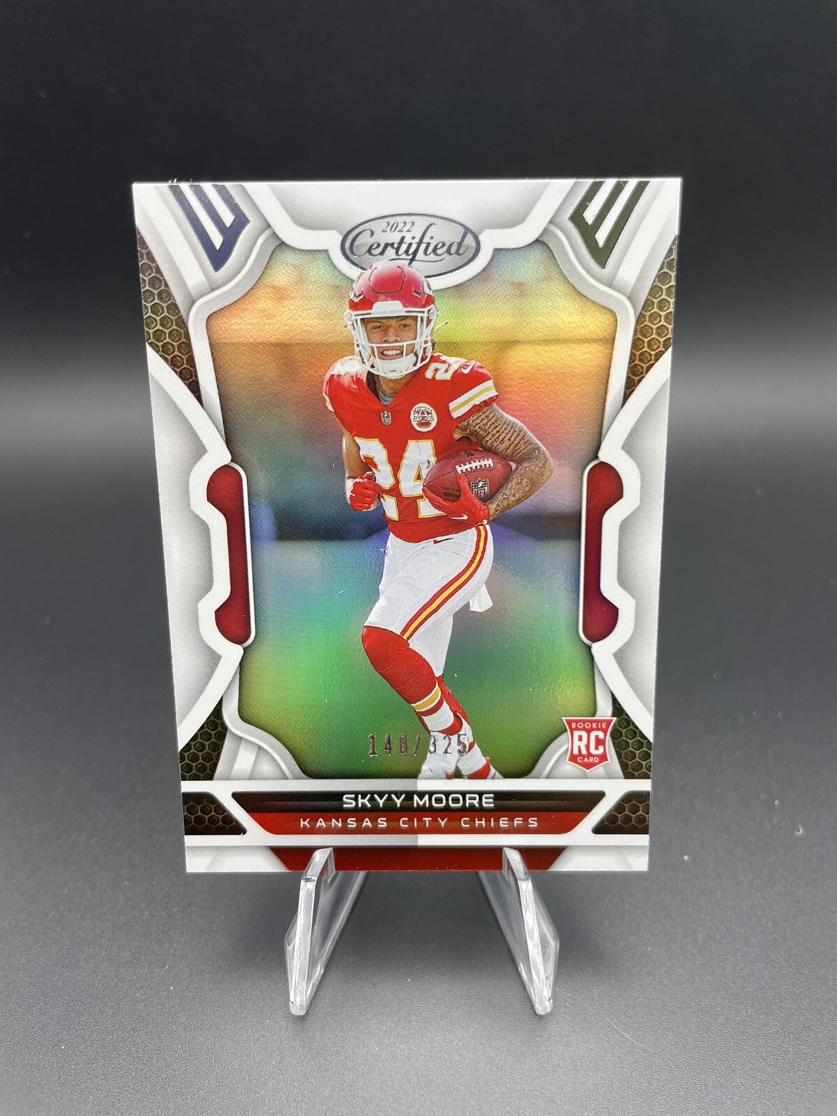 SKYY MOORE RC 2022 Panini Certified MIRROR /325 Kansas City Chiefs ROOKIE