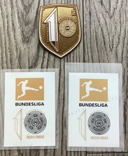 Bundesliga Bayern Munich Champions parche set 2021-23 campeón alemán 10 veces