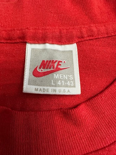 Camiseta Nike DE COLECCIÓN Para Hombre Grande Just Do It Deletrear Años 90 Puntada Única Hecha en EE. UU. - Imagen 7 de 9