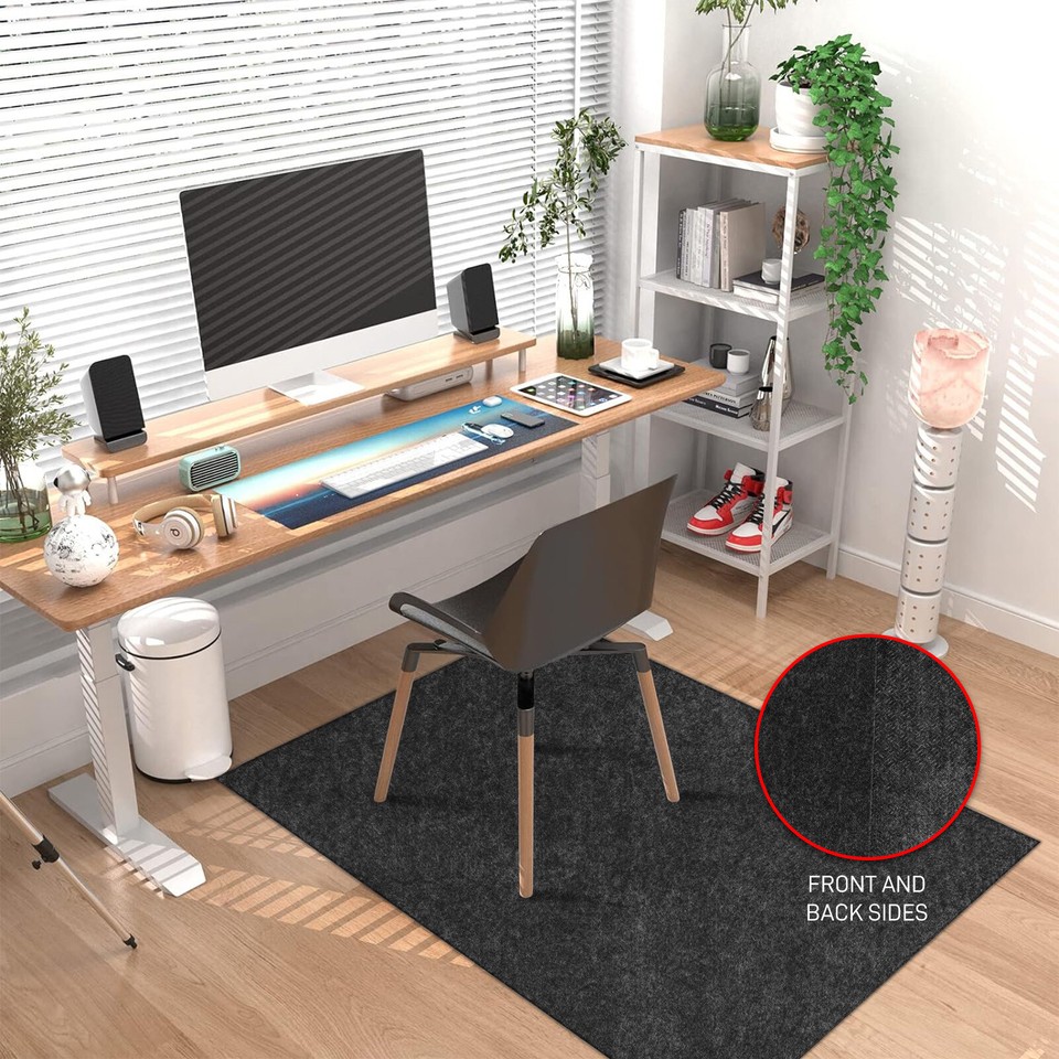 Floor Door Mat, Heavy Duty Doormat Outdoor Indoor, Non Slip Mat, Grey