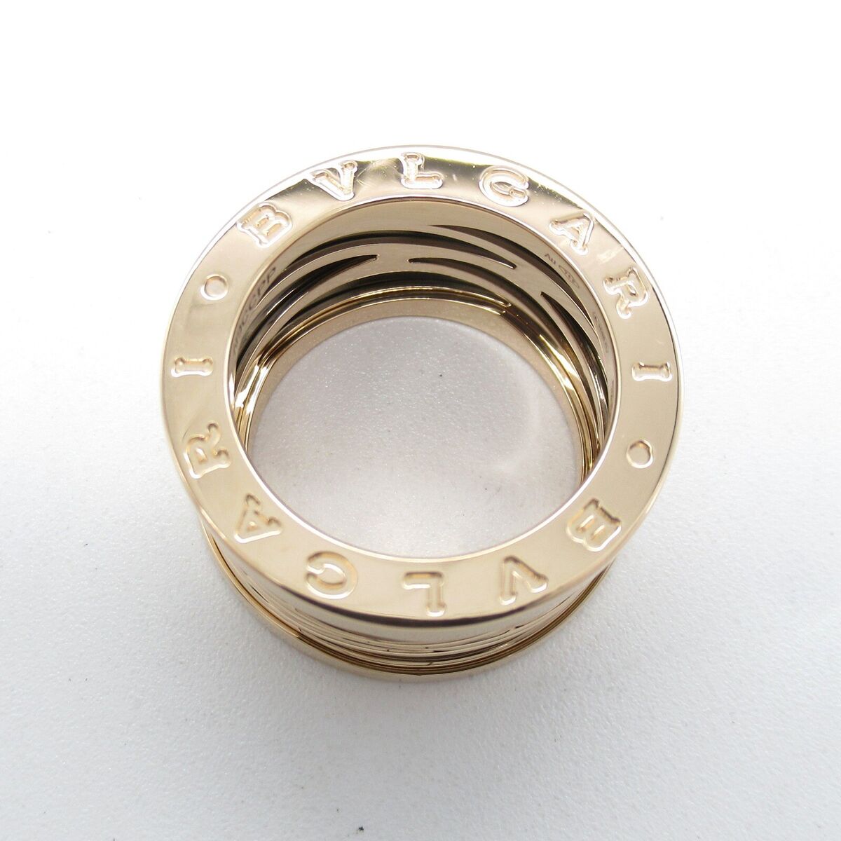 BVLGARI B-zero1 Design Legend 4-Band Ring #53 #6.5 US size ceramic