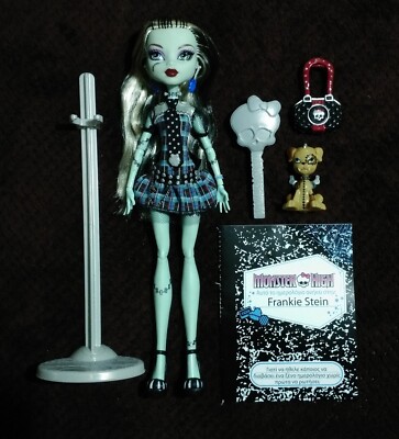 Monster High Frankie Stein First Wave Original Puppe Brandneu Alle Einschlüsse