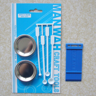 Manwa Craft Tools Set (Palette+Paint Stirrer+Mold Opener)