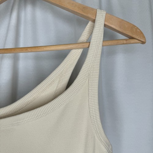 The Line By K Oat Beige Gael Maxi Dress Size XS Cut Out Asymmetric Minimalist - Picture 7 of 19