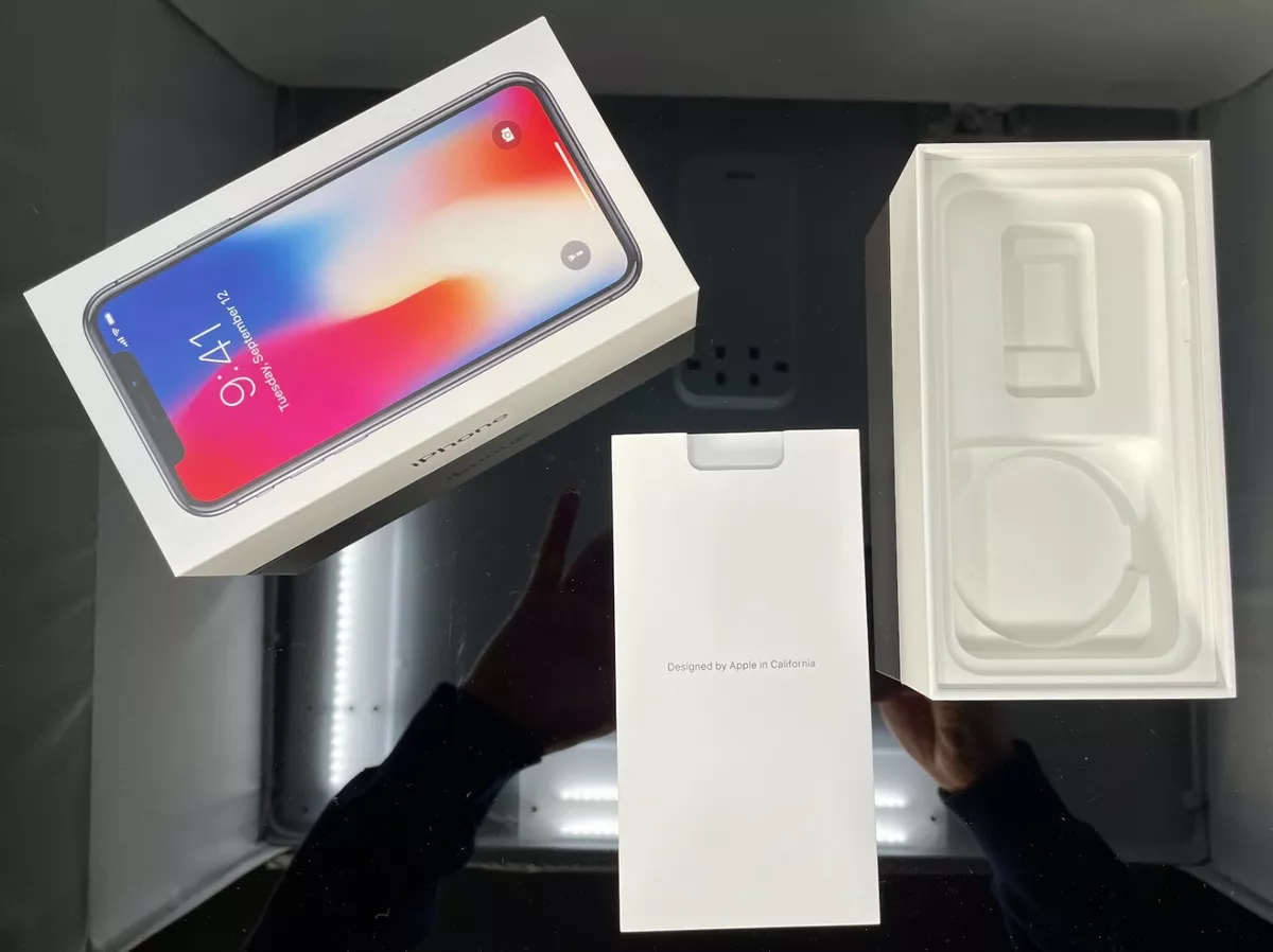 Apple iPhone 10 X 256GB Box + Packaging Only (no phone)