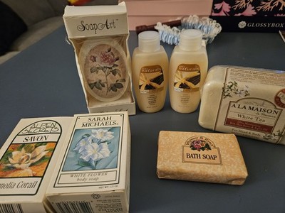 Vintage Soaps, Bars, Body Wash, Avon, A La Maison, Alpen Secrets, Sarah Michaels
