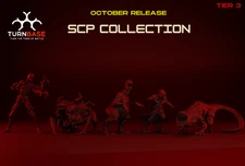 Turnbase Modern Miniature SCP Alien Monsters OPFOR Set Zona Alfa Spectre Stalker