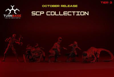 Turnbase Modern Miniature SCP Alien Monsters OPFOR Set Zona Alfa Spectre Stalker