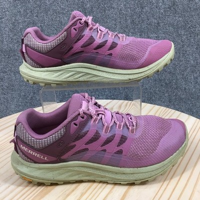 Merrell Shoes Womens 9.5 Antora 3 Trail Running Sneakers Lace Up Purple J068208