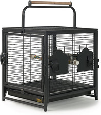 Playtop Travel Carrier - Outdoor Travel Bird Cage for Small Parrots Birds, Fro