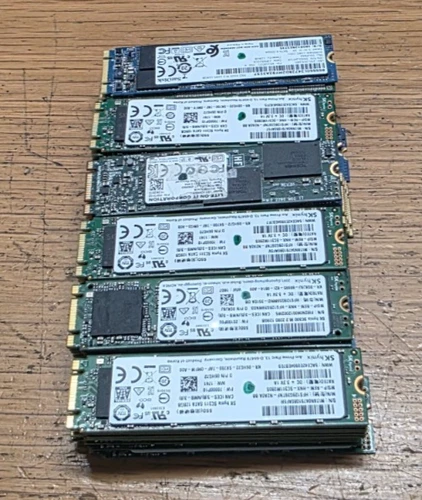 *LOT OF 60* 128GB NGFF SATA M.2 2280 SSDs | Mixed Brands