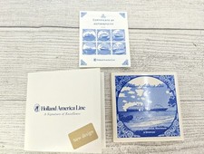 Holland America Line Blue Delft Tile Coaster