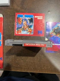 Tag Team Wrestling Nintendo NES Complete CIB!