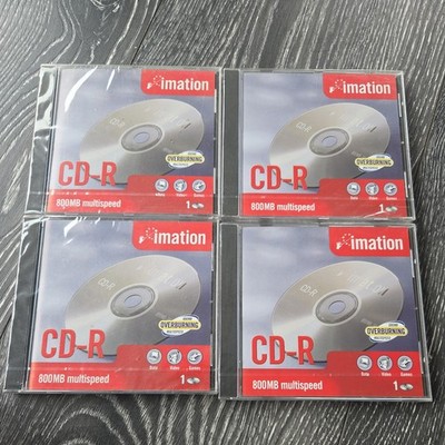 4x Imation CD-R 800MB multispeed einzeln versiegelt