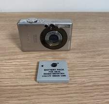 Canon Digital IXUS 50 Digital Compact Camera 5.0MP Silver 3x Zoom - Tested