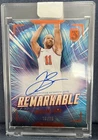 2024 TOPPS 3 JALEN BRUNSON ORANGE REMARKABLE /25 AUTO NEW YORK KNICKS RM-JB Rare