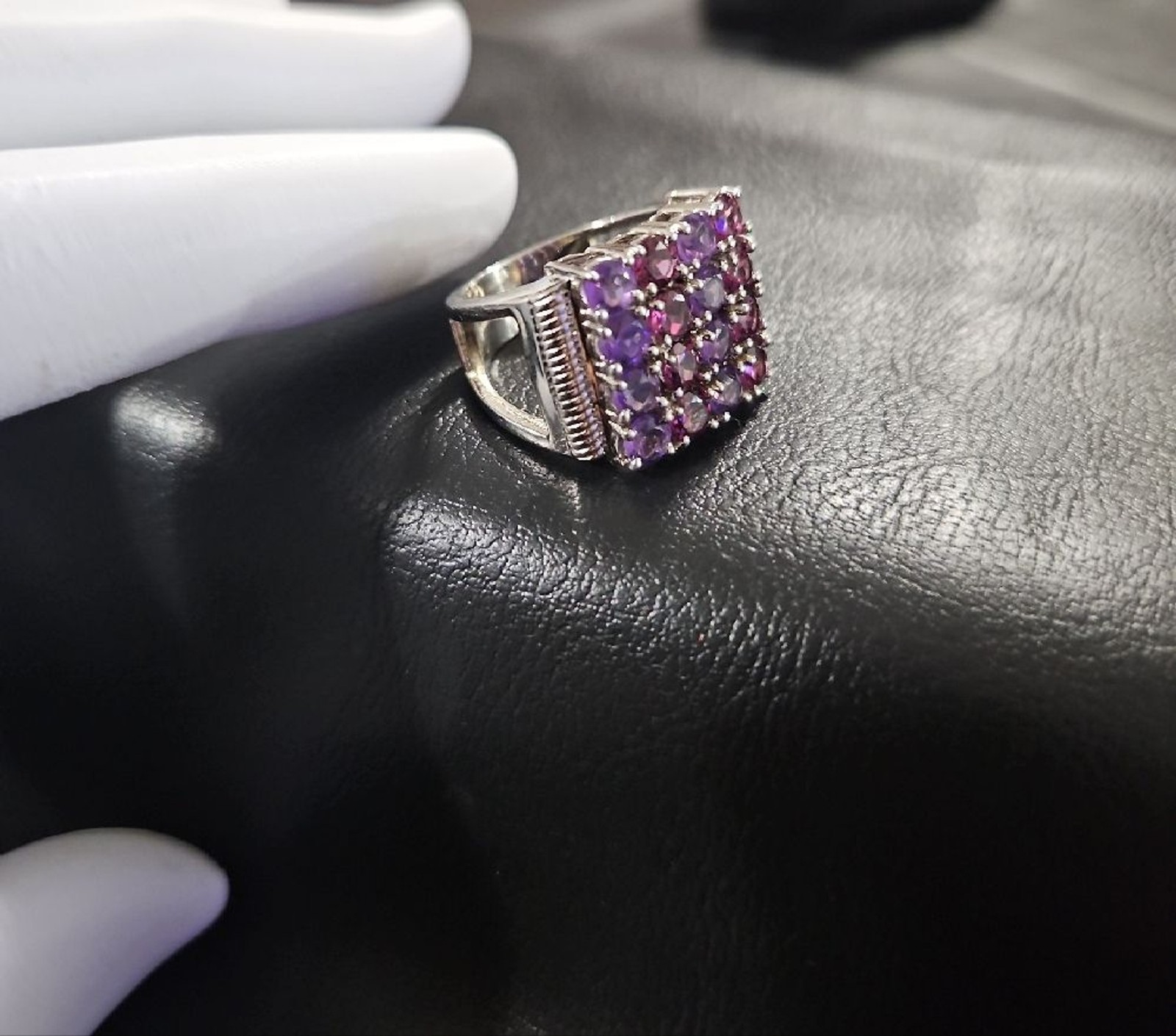 Solid 925 And Spinel Stone Ring - image 6