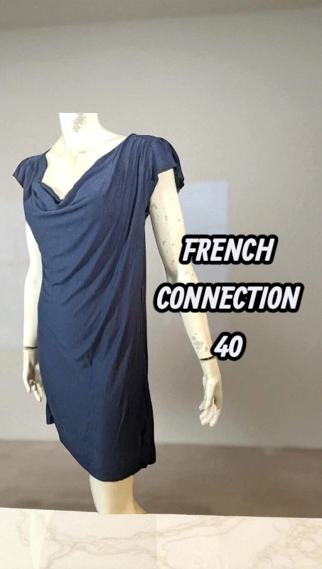 Jupe courte Cosy couleur bleu en coton bio de chez Tranquillo