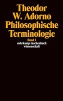 Philosophische Terminologie I | Zur Einleitung | Theodor W. Adorno | Taschenbuch