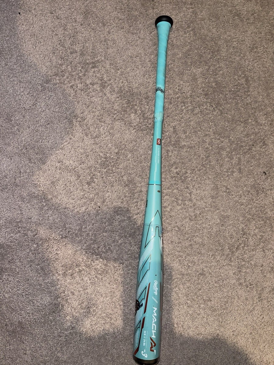 Batte Baseball Rawlings Mach AI BBCOR 2024 (-3) 32" 29oz – Vert, Alliage Pro
