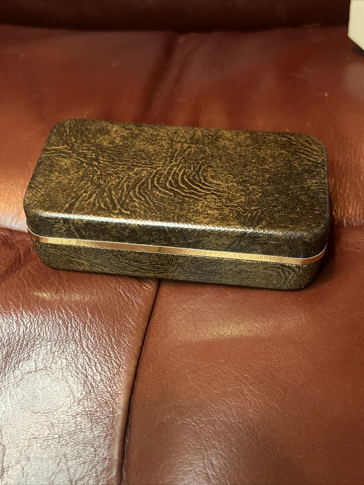 (2) Vintage Avon Dual Rope Twist Bars Gold Tie Clip Clasp With Original Box - Image 4 of 4