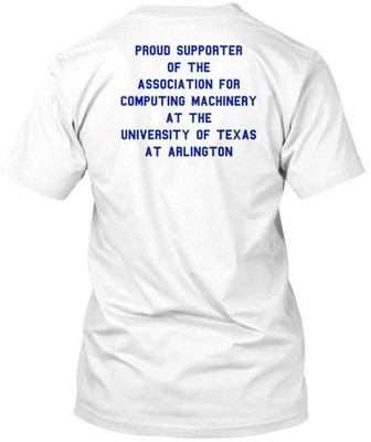 Proud Supporter Of Association For Computing Machinery T-Shirt Made in USA S-5XL