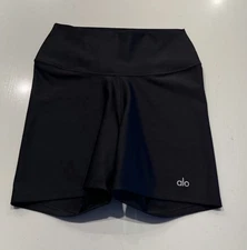 Alo Yoga Airlift Energy Shorts Black Size Medium Biker Short Gym Workout