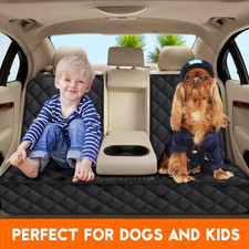 Dog Car Seat Cover   Waterproof Non-Slip Back Seat Protector for Pets
