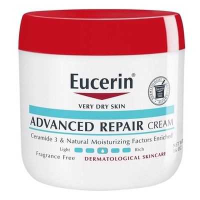 2 x Eucerin Advanced Repair Cream 16 Ounce