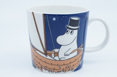 Arabia Finland Moomin mug Moominpappa, blue (2014)_