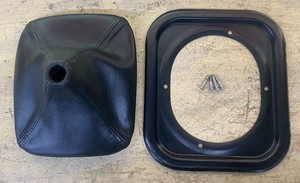 1973-87 CHEVY TRUCK SM465 4 SPEED SHIFT BOOT & RING NOS SHOW QUALITY C10 K10 4X4