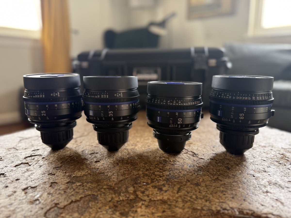 ZEISS CP.3 Compact Prime CInema Lens 4-Set (PL Mount- 25mm, 35mm