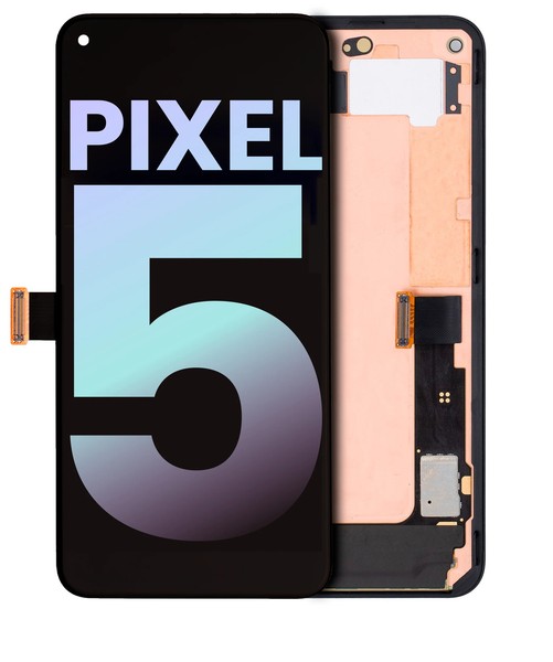 Oled-Display Mit Rahmen FüR Google Pixel 5 (Original Oem) (Just Black)-image