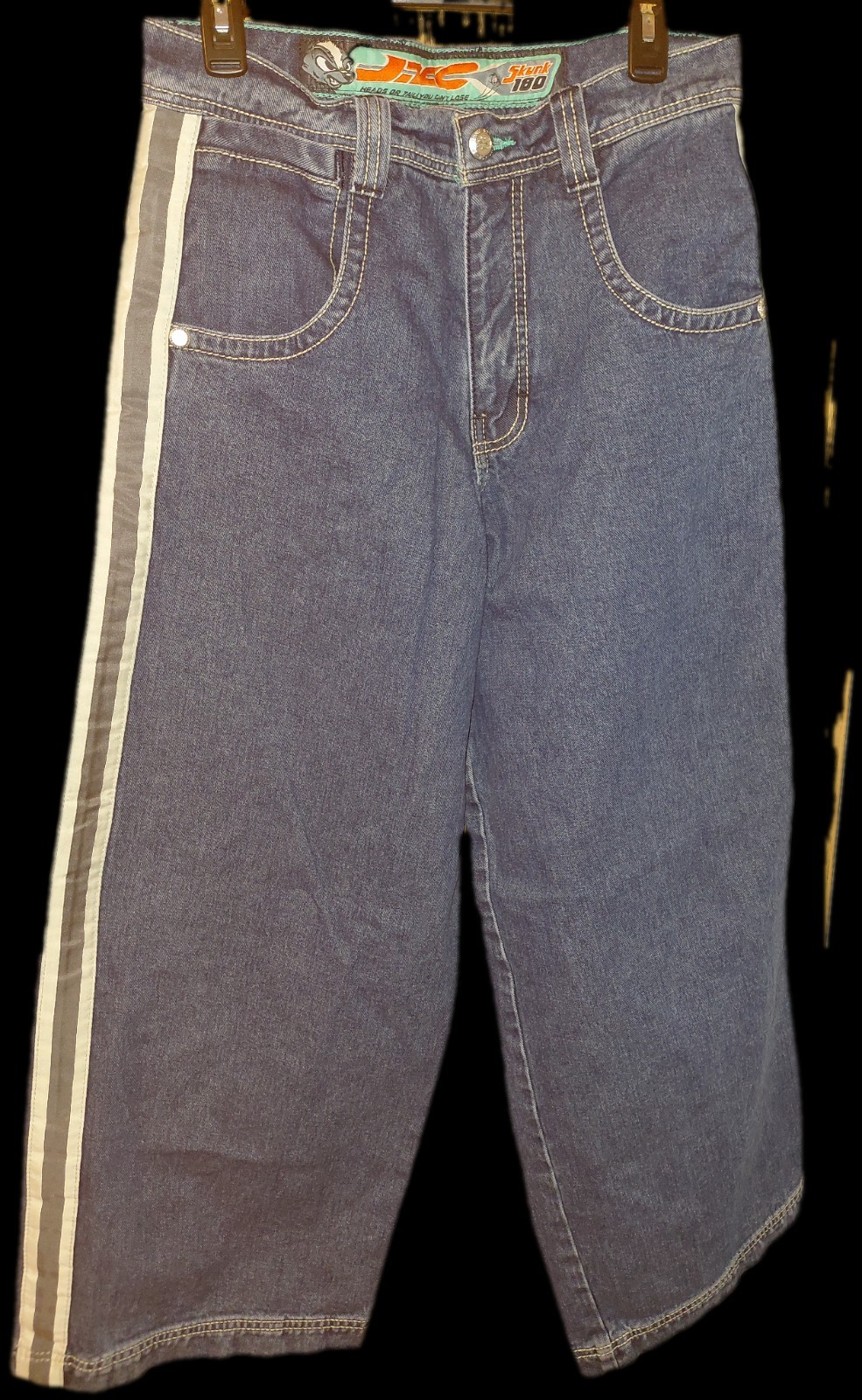 JNCO 180 SKUNK JEANS  Limited  Edition Dark Stone 30W X 30L See Description