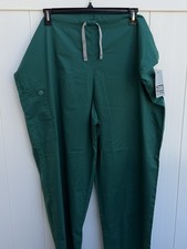 NWT Wonder Wink Wonderwork Scrub Pants Unisex 2XL Cargo Classic Fit Green 500