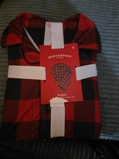 Wondershop Kid  s Holiday Buffalo Check Flannel Pajamas size 5