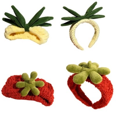Halloween Tomato Headpiece for Party Proms Birthday Hairbands Stage Headwear