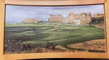 Artscapes Linda Hartough St Andrews Hole #17 Painting NIB