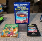 Atari 2600 Space Invaders Complete In Box CIB Tested Combine Ship