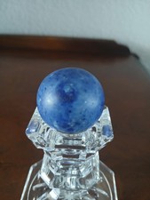Antique Bennington Pottery Cobalt Blue Marble, Excellent Condition 1.25 Inches