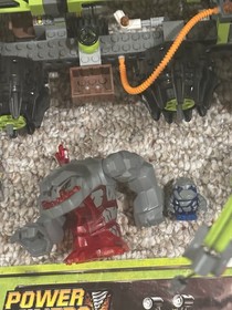 LEGO Power Miners: Titanium Command Rig (8964) With Manual & Minifigures