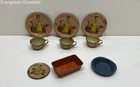 Vintage Ohio Art Tin Litho Cinderella Children’s Tea Set